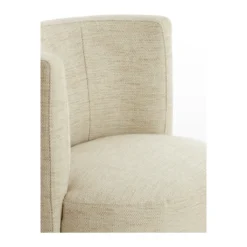Fauteuil Kamova chenille zand crème