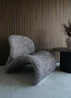 Fauteuil Krul bruin gemêleerd