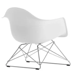 Fauteuil LAR RE chroom Cotton White