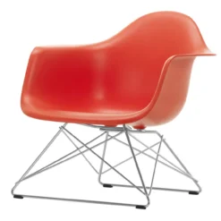 Fauteuil LAR RE chroom Poppy Red