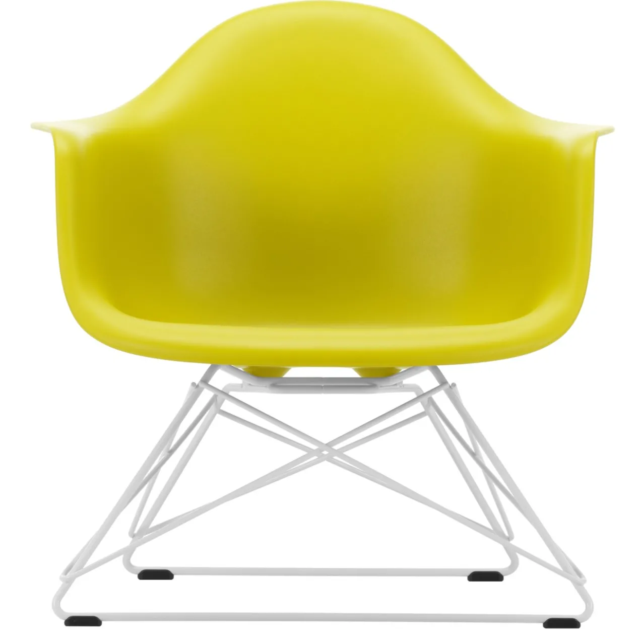 Fauteuil LAR RE wit Mustard