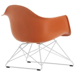 Fauteuil LAR RE wit Rusty Orange