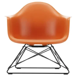 Fauteuil LAR RE zwart Rusty Orange