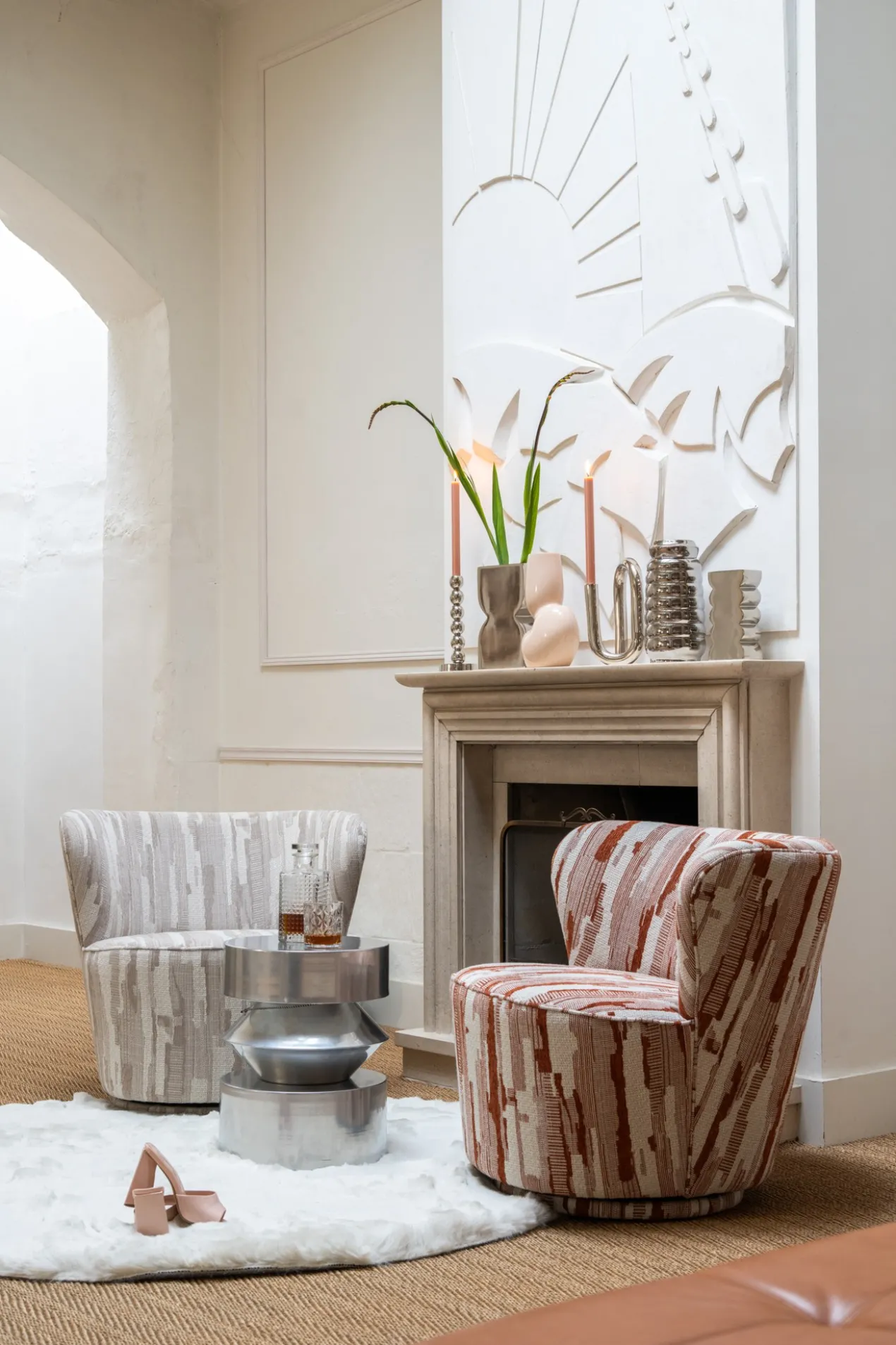 Fauteuil Lauren natural