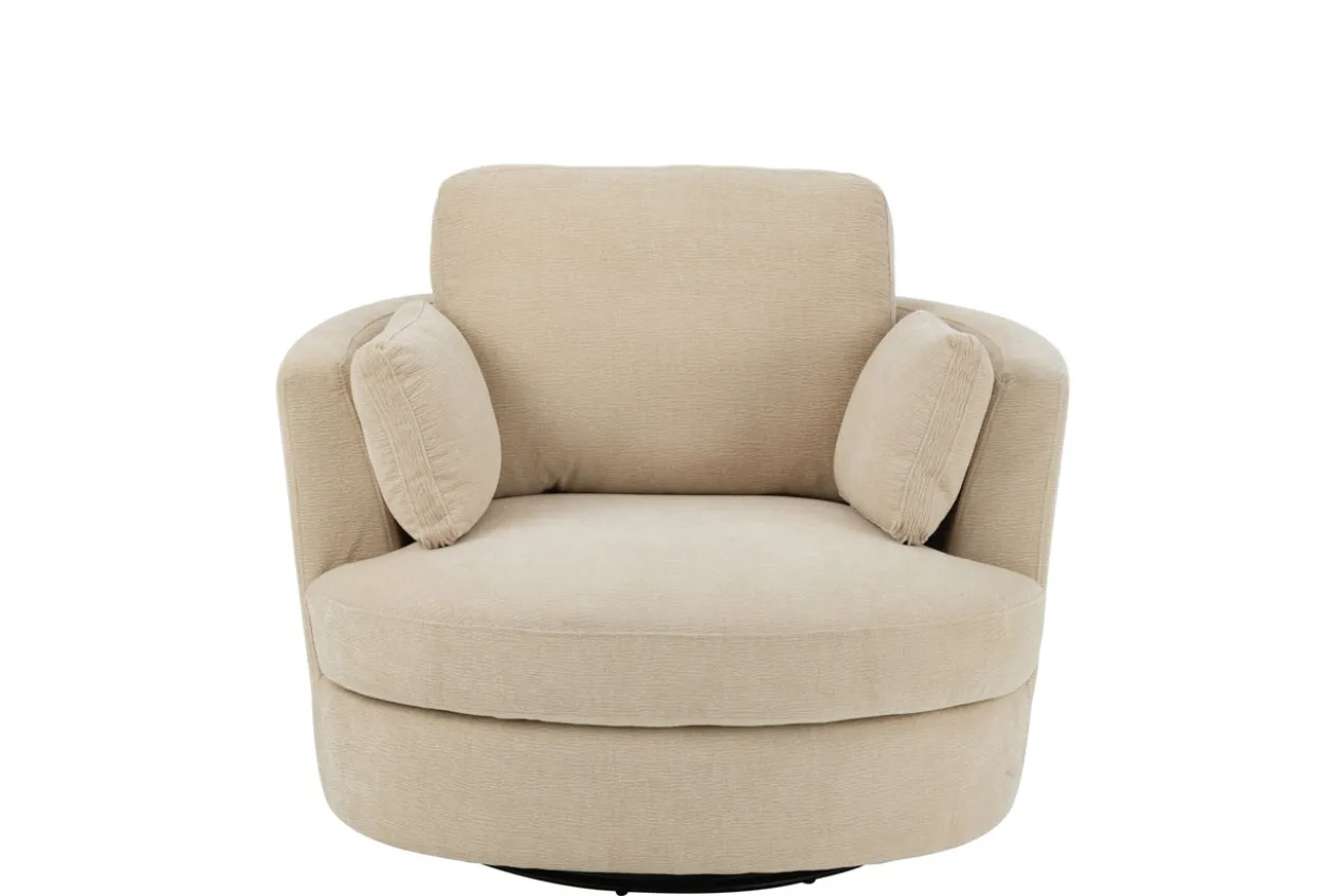 Fauteuil 360º lichtbeige