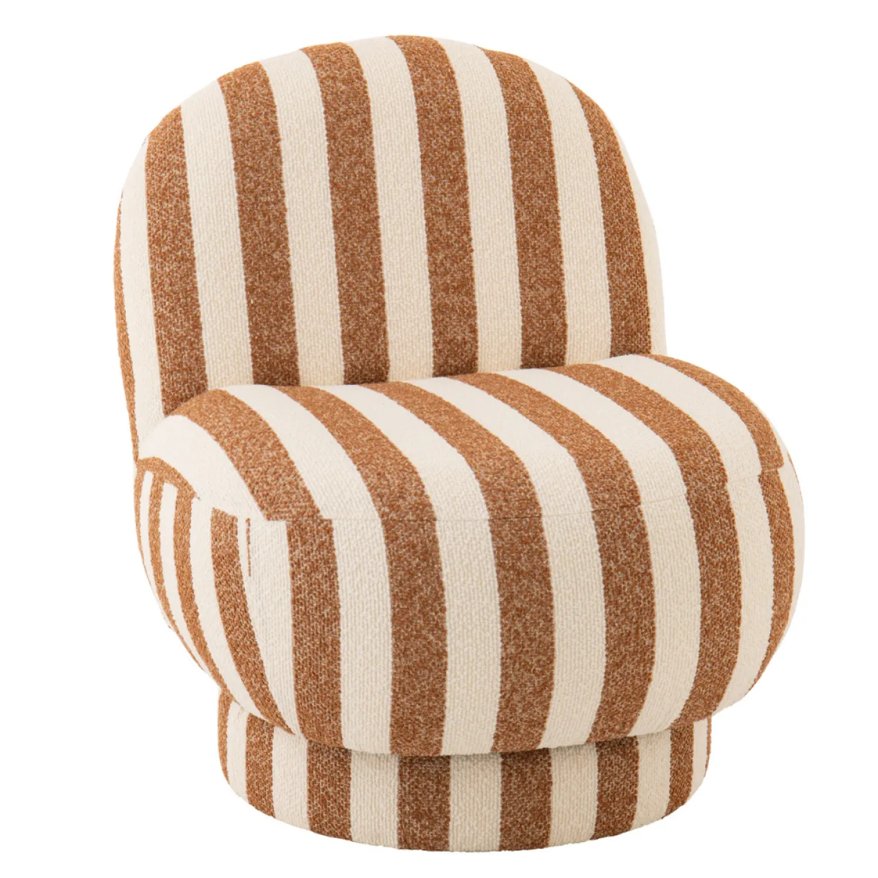 Fauteuil Loungestoel zand/wit