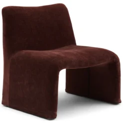 Fauteuil Lowel maroon