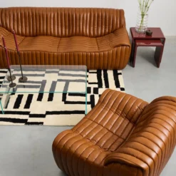 Fauteuil Miles camel