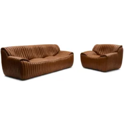 Fauteuil Miles camel
