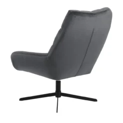 Fauteuil Niek draaibaar Donkergrijs