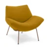 Fauteuil Pebble seven ocre