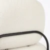 Fauteuil Polly teddy wit