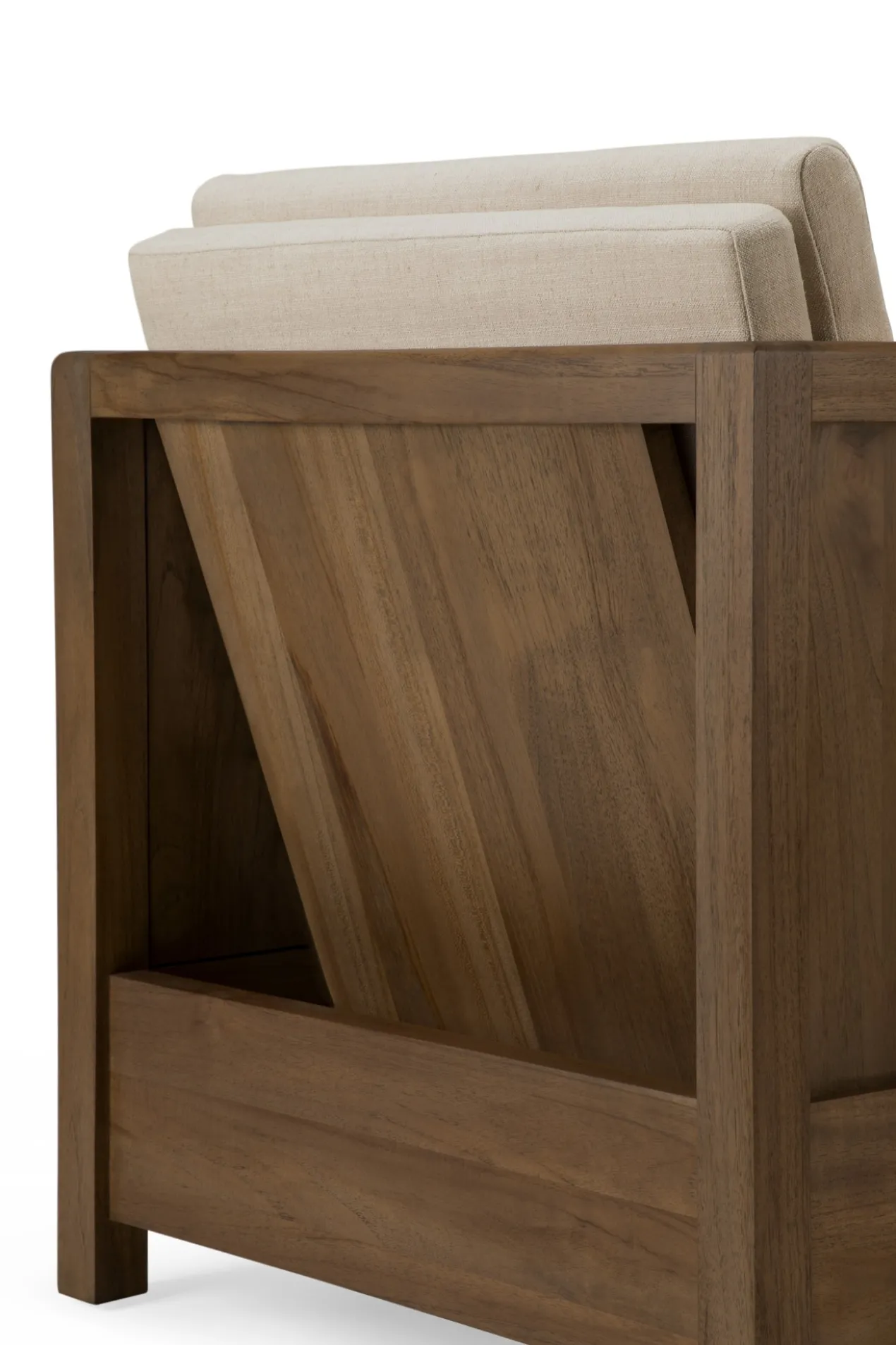 Fauteuil Roan teak wild brown flax