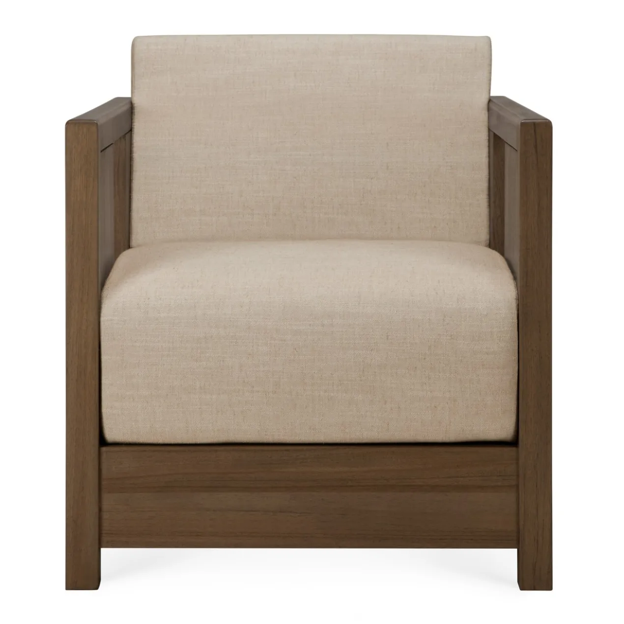 Fauteuil Roan teak wild brown flax