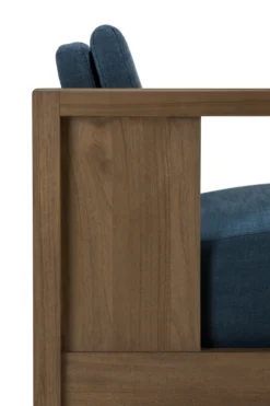 Fauteuil Roan teak wild brown ink