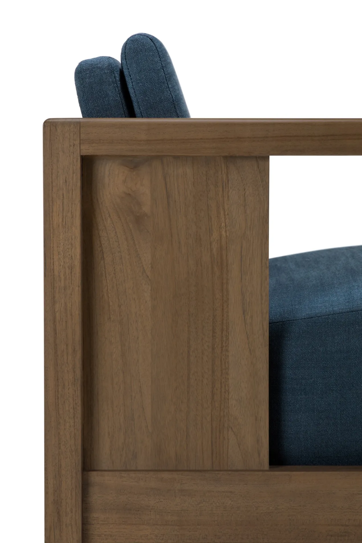 Fauteuil Roan teak wild brown ink