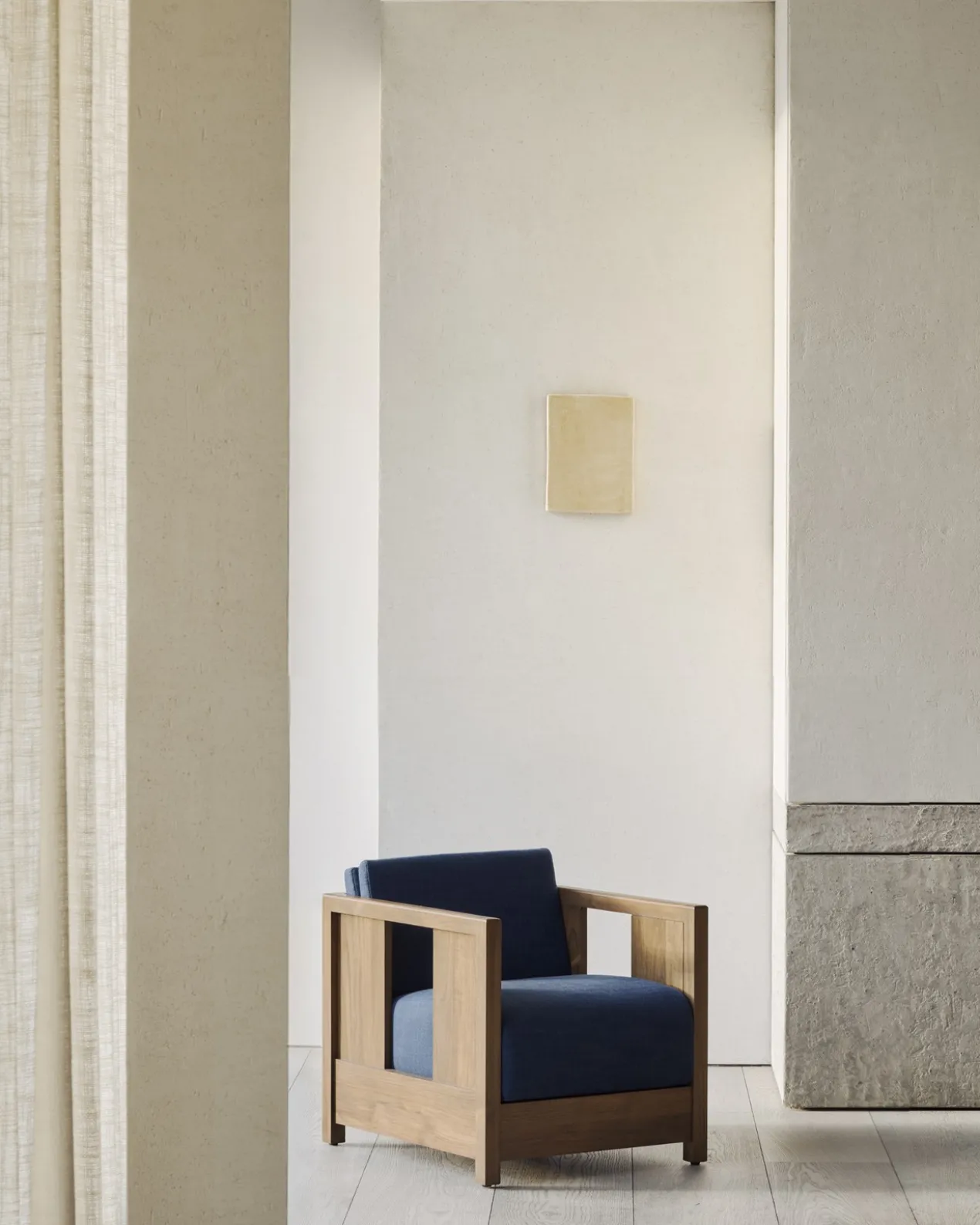 Fauteuil Roan teak wild brown ink