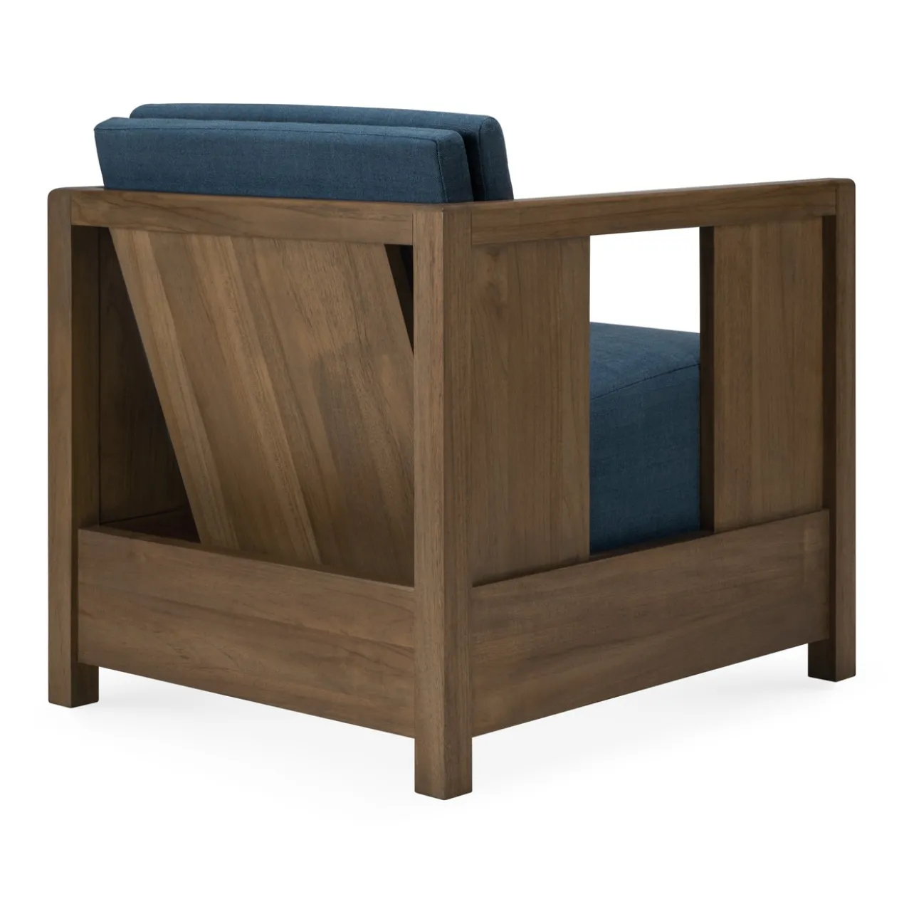 Fauteuil Roan teak wild brown ink