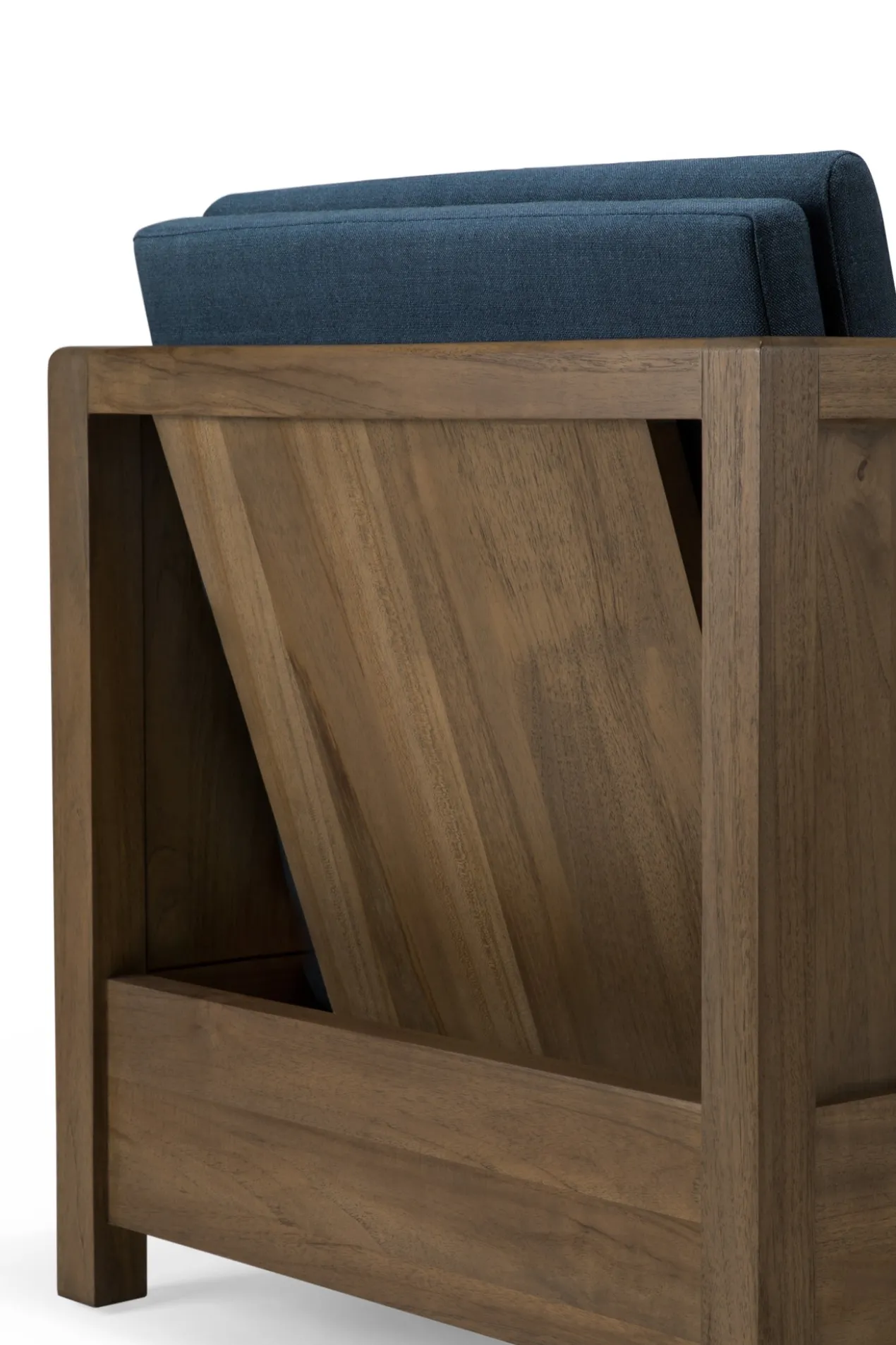 Fauteuil Roan teak wild brown ink