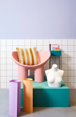 Fauteuil Roly Poly roze