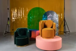 Fauteuil Sassy granny Okergeel