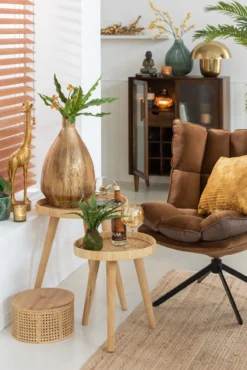 Fauteuil Serena bruin