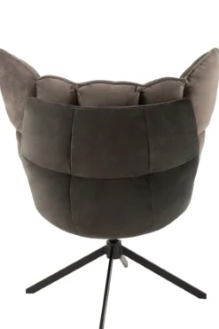 Fauteuil Serena donkergrijs