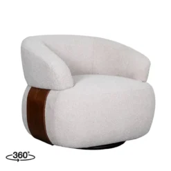 Fauteuil Sicilie walnoot