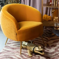 Fauteuil So curvy oranje