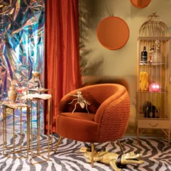 Fauteuil So curvy oranje