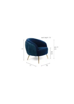 Fauteuil So curvy oranje