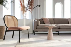 Fauteuil Spike Naturel/Roze