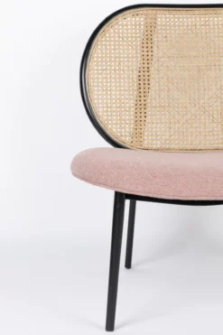 Fauteuil Spike Naturel/Roze