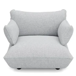 Fauteuil Sumo loveseat boucle recycled grey melange