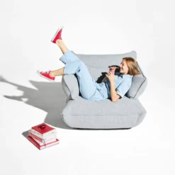 Fauteuil Sumo loveseat boucle recycled grey melange