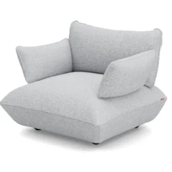 Fauteuil Sumo loveseat boucle recycled grey melange
