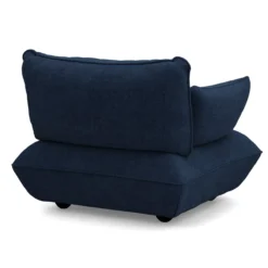 Fauteuil Sumo loveseat cord recycled deep blue