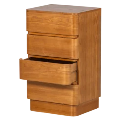 Fejo ladekast 4 lades mdf bruin [fsc]