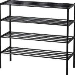 Ferro schoenenrek stapel van 2 metaal zwart