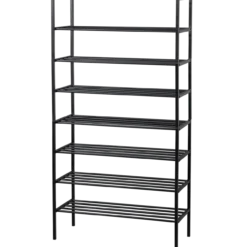Ferro schoenenrek stapel van 4 metaal zwart