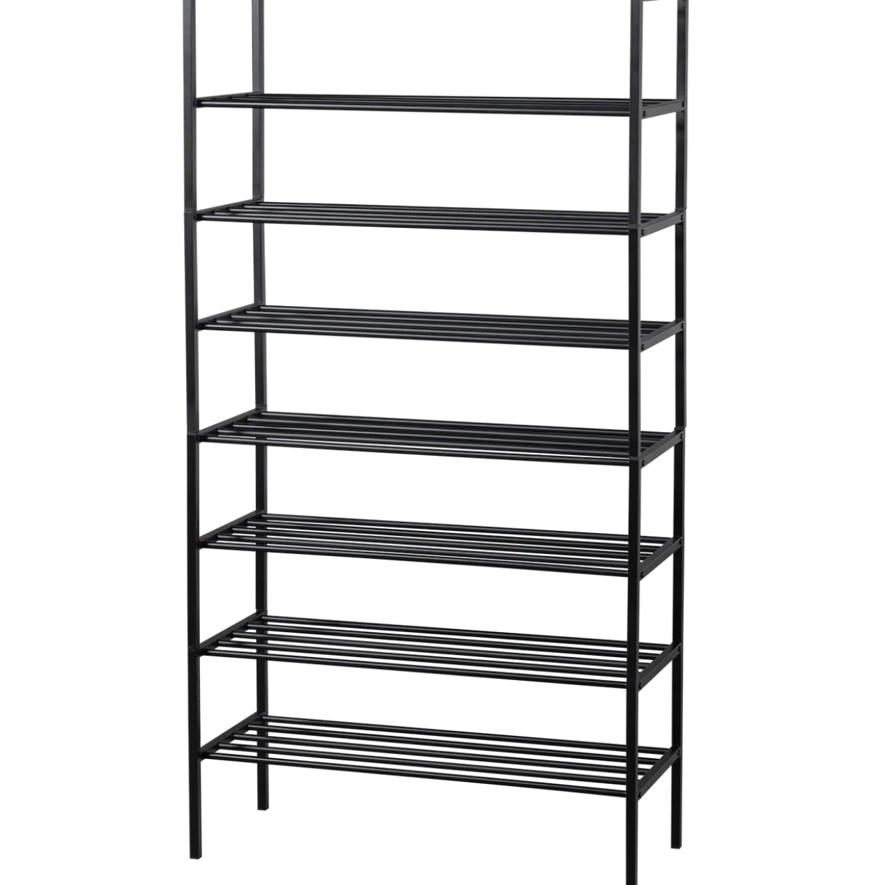 Ferro schoenenrek stapel van 4 metaal zwart