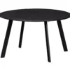 Fer tuin bijzettafel o70 cm metaal zwart