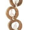 Figuur 3 Denkers Mangohout naturel/wit