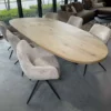 Firma Hout & Staal Eettafel Leaf | Mikado frame | Matte lak Eettafel Leaf | 220*100 cm | Softline | Matte lak