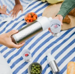Fles Dopper 800 ml steel