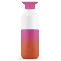 Fles Dopper Steel 350 ml sunset pink