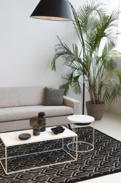 Floor lamp arc black