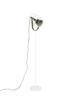 Floor lamp cage white