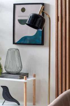Floor lamp Smart enamel black