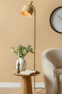 Floor lamp Smart enamel soft brown